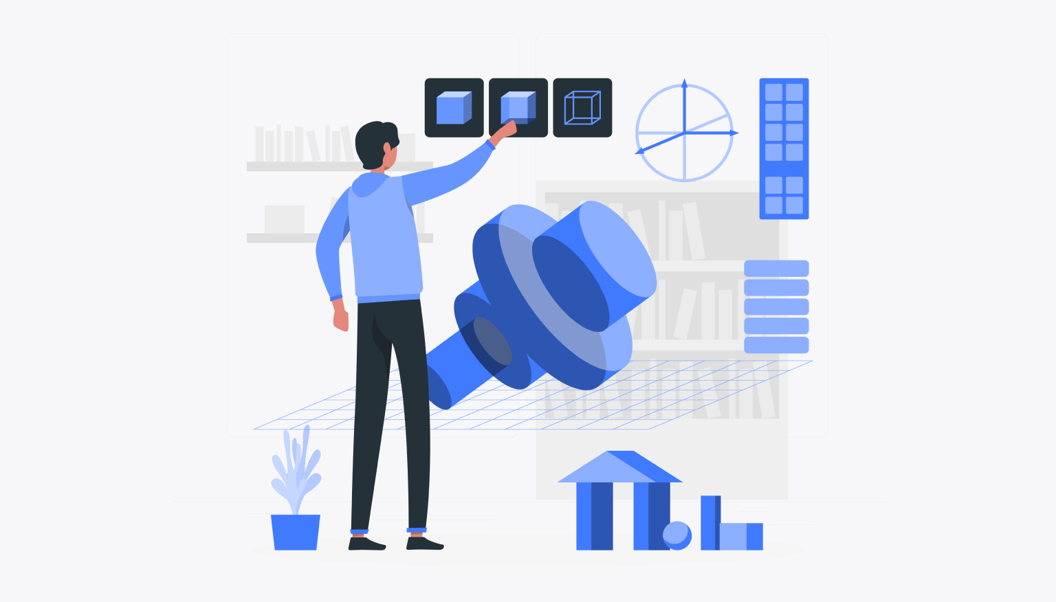 Modélisation 3D pour le site